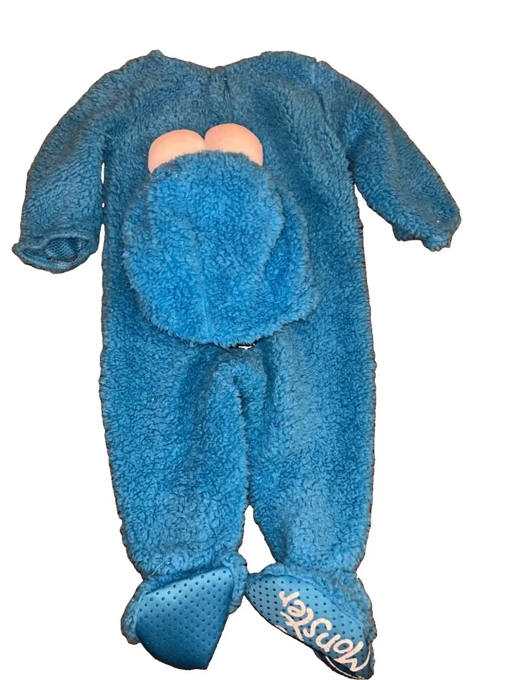 Spirit Halloween Baby Cookie Monster Sesame Street Costume 6-12 Months